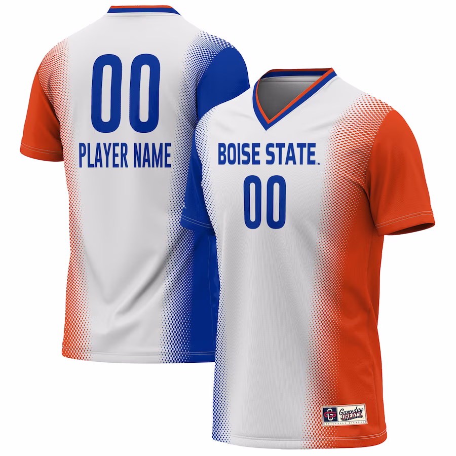 Boise State Broncos GameDay Greats Unisex Pick-A-Player NIL Lightweight Soccer Jersey - White