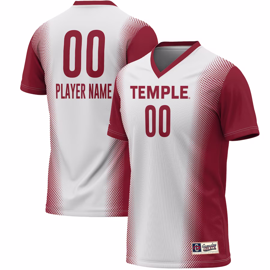 Temple Owls GameDay Greats Youth NIL Pick-A-Player Lightweight Women's Soccer Jersey - White