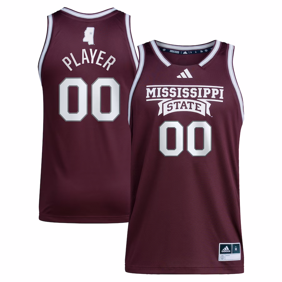 Mississippi State Bulldogs adidas Women's Pick-A-Player NIL Women's Basketball Jersey - Maroon