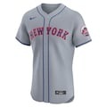 Men's New York Mets Nike Gray Away Limited Custom Jersey