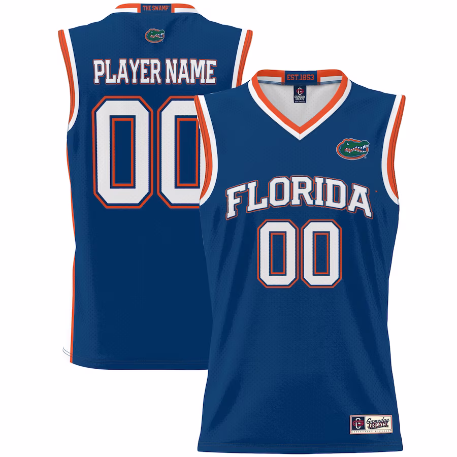 Florida Gators GameDay Greats Youth NIL Pick-A-Player Lightweight Men's Basketball Jersey - Royal