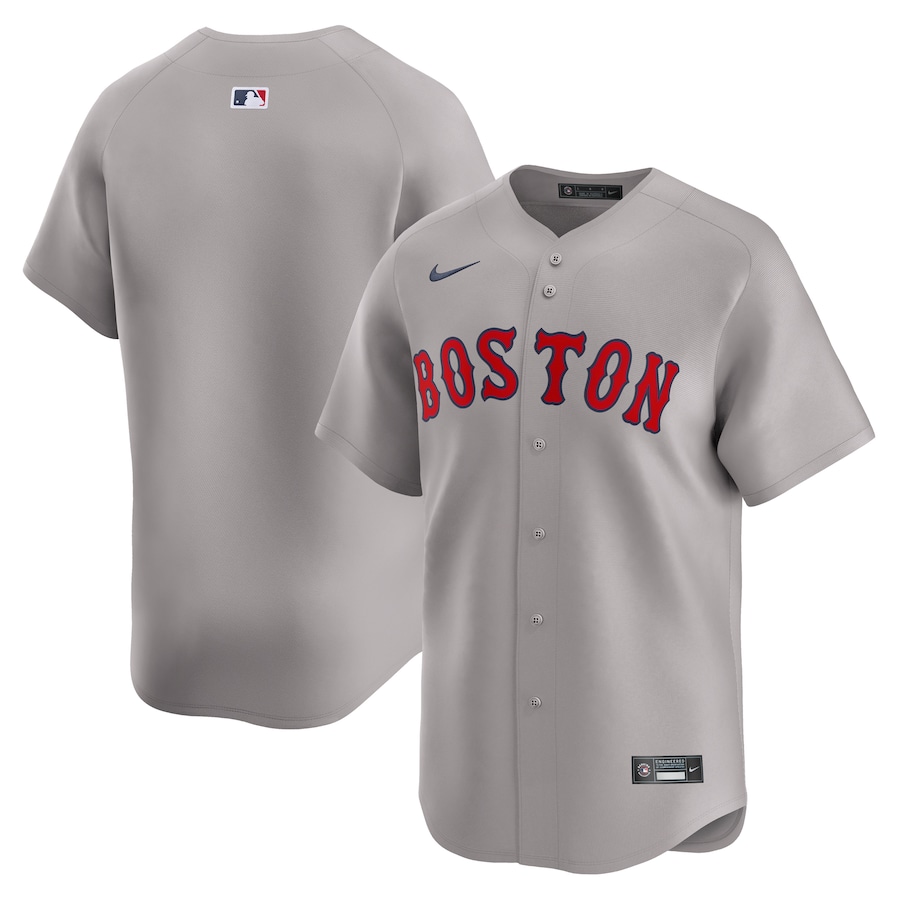 Men's Boston Red Sox Nike Gray Away Limited Jersey