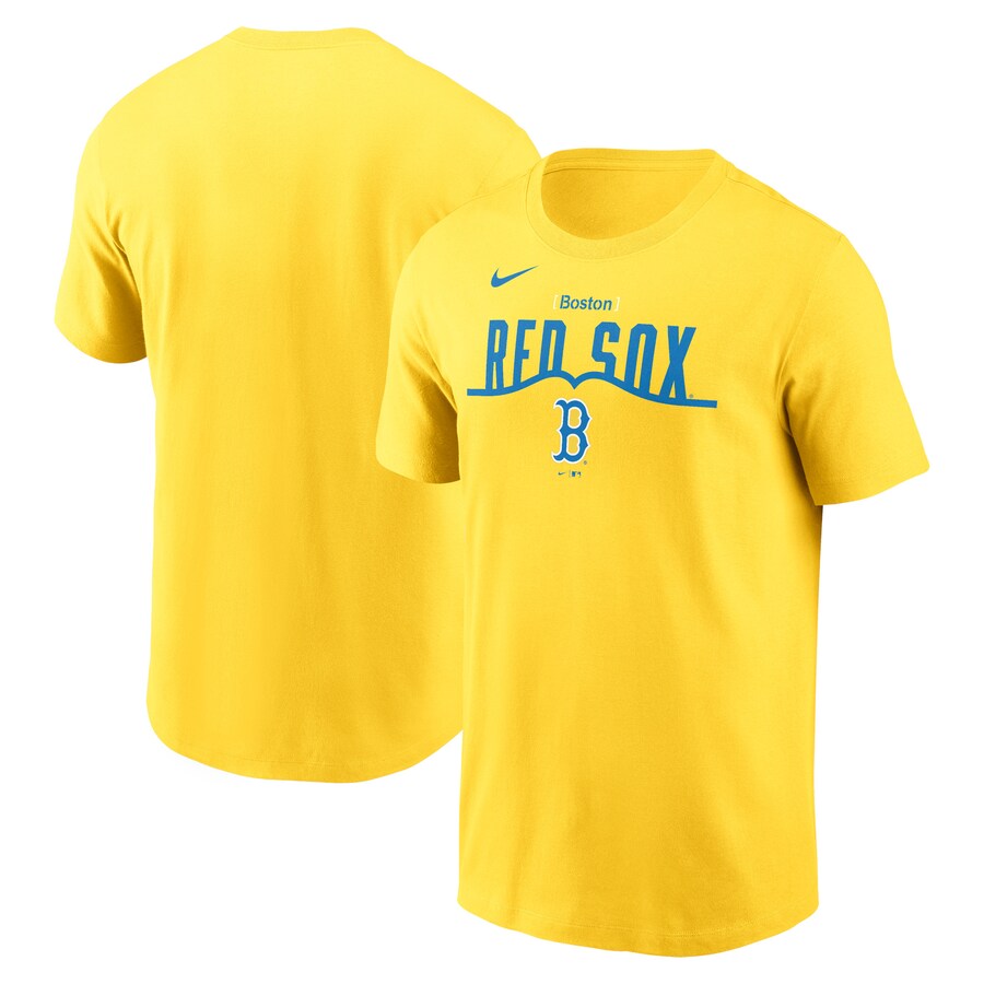 Men's Boston Red Sox Nike Gold City Connect T-Shirt