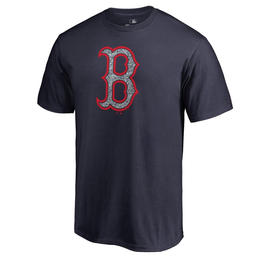 Men's Boston Red Sox Navy Static Logo T-Shirt
