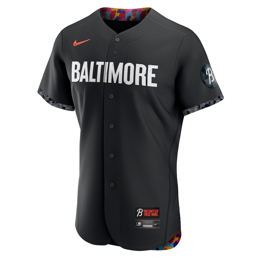 Men's Baltimore Orioles Jackson Holliday Nike Black City Connect Authentic Player Jersey