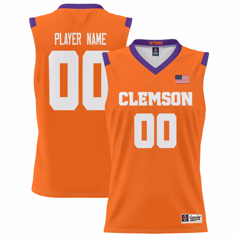 Clemson Tigers GameDay Greats NIL Pick-A-Player Lightweight Basketball Jersey - Orange