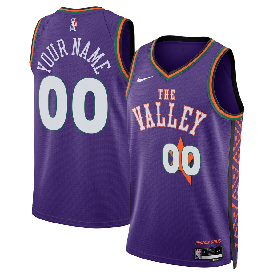 Unisex Phoenix Suns Nike Purple 2024/25 Custom Swingman Jersey - City Edition