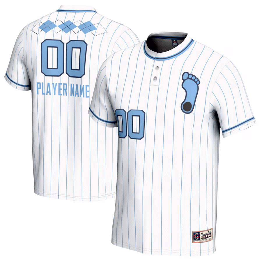 North Carolina Tar Heels GameDay Greats Youth NIL Pick-A-Player Lightweight Softball Jersey - White