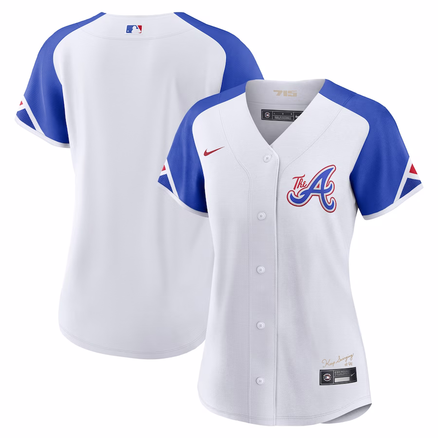 Women's Atlanta Braves Nike White City Connect Replica Jersey