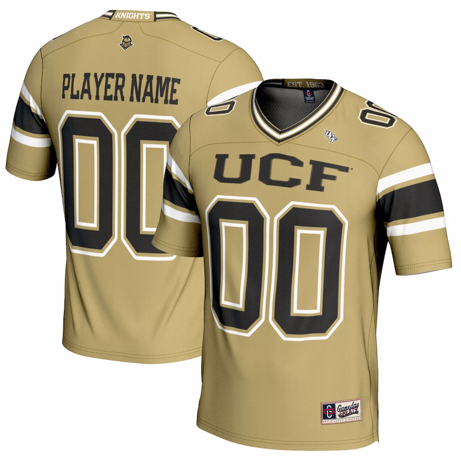 UCF Knights GameDay Greats Youth NIL Pick-A-Player Football Jersey - Gold