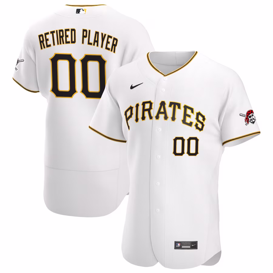 Men's Pittsburgh Pirates Nike White Home Pick-A-Player Retired Roster Authentic Jersey