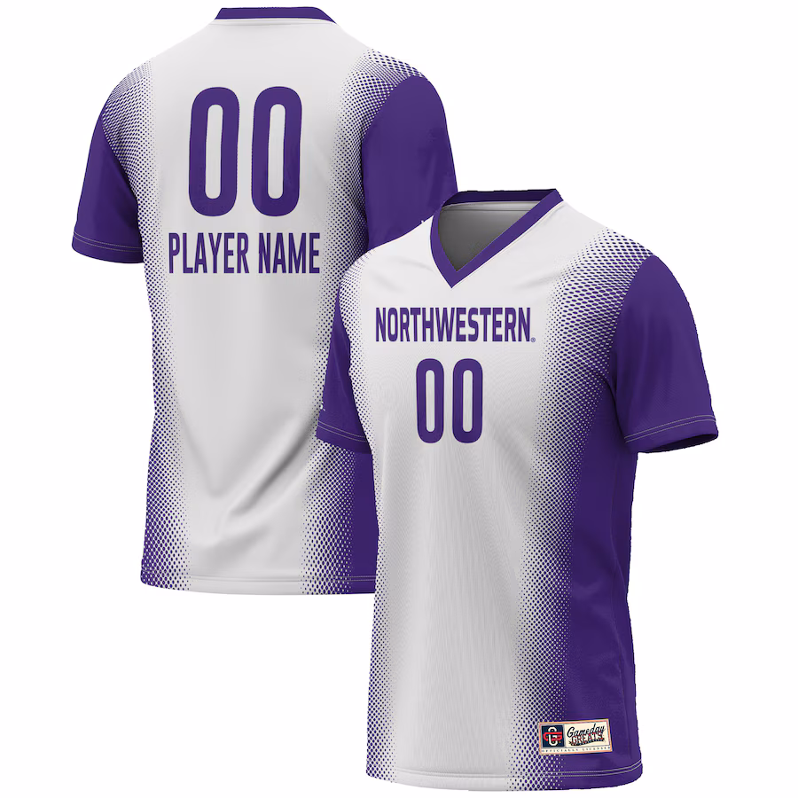 Northwestern Wildcats GameDay Greats Youth NIL Pick-A-Player Lightweight Women's Soccer Jersey - White