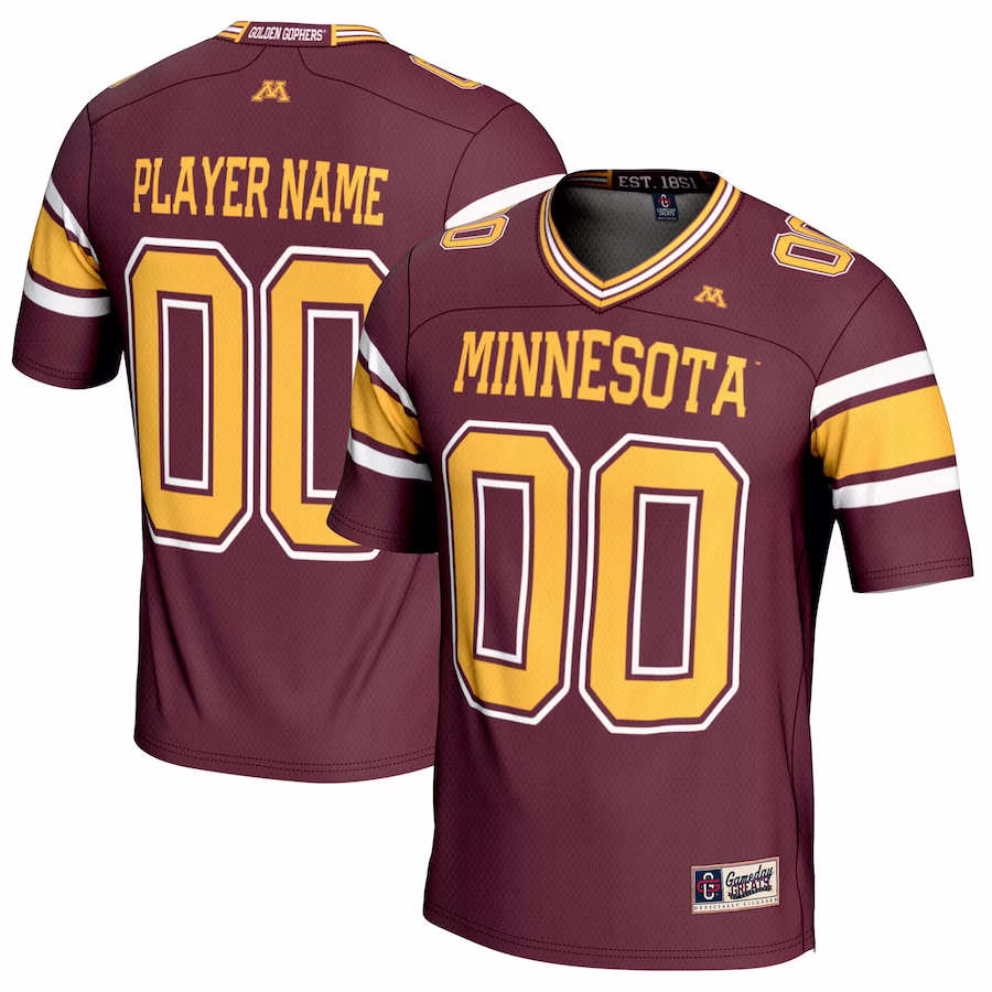 Minnesota Golden Gophers GameDay Greats Youth  NIL Pick-A-Player Football Jersey �?Maroon