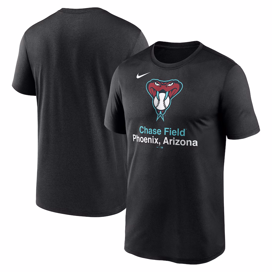 Men's Arizona Diamondbacks Nike Black Stadium Legend Performance T-Shirt