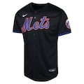 Men's New York Mets Nike Black Alternate Limited Custom Jersey
