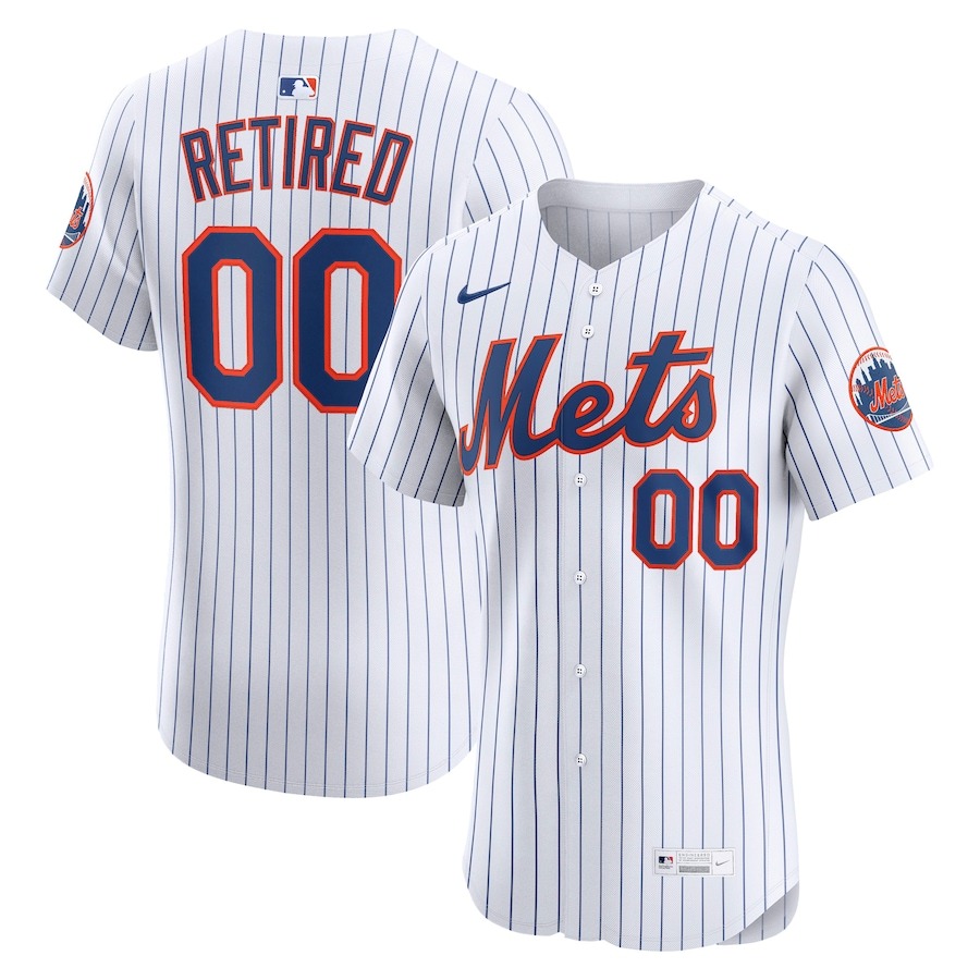 Men's New York Mets  Nike White 2024 MLB World Tour London Series Home Pick-A-Player Limited Jersey