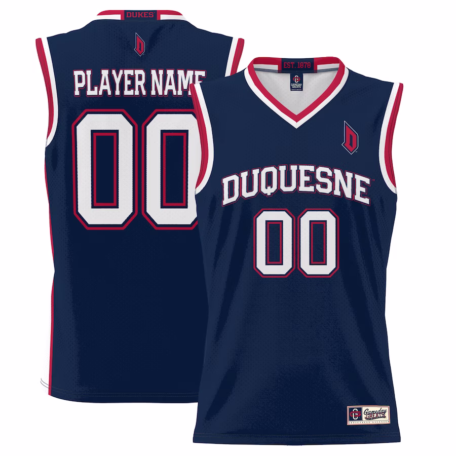 Duquesne Dukes GameDay Greats Youth NIL Pick-A-Player Women's Lightweight Basketball Jersey - Blue