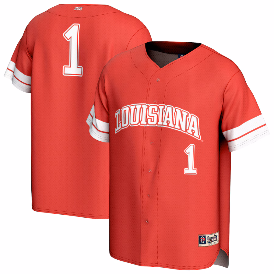 Unisex GameDay Greats  Cardinal Louisiana Ragin' Cajuns Pick-A-Player Baseball Fashion Jersey