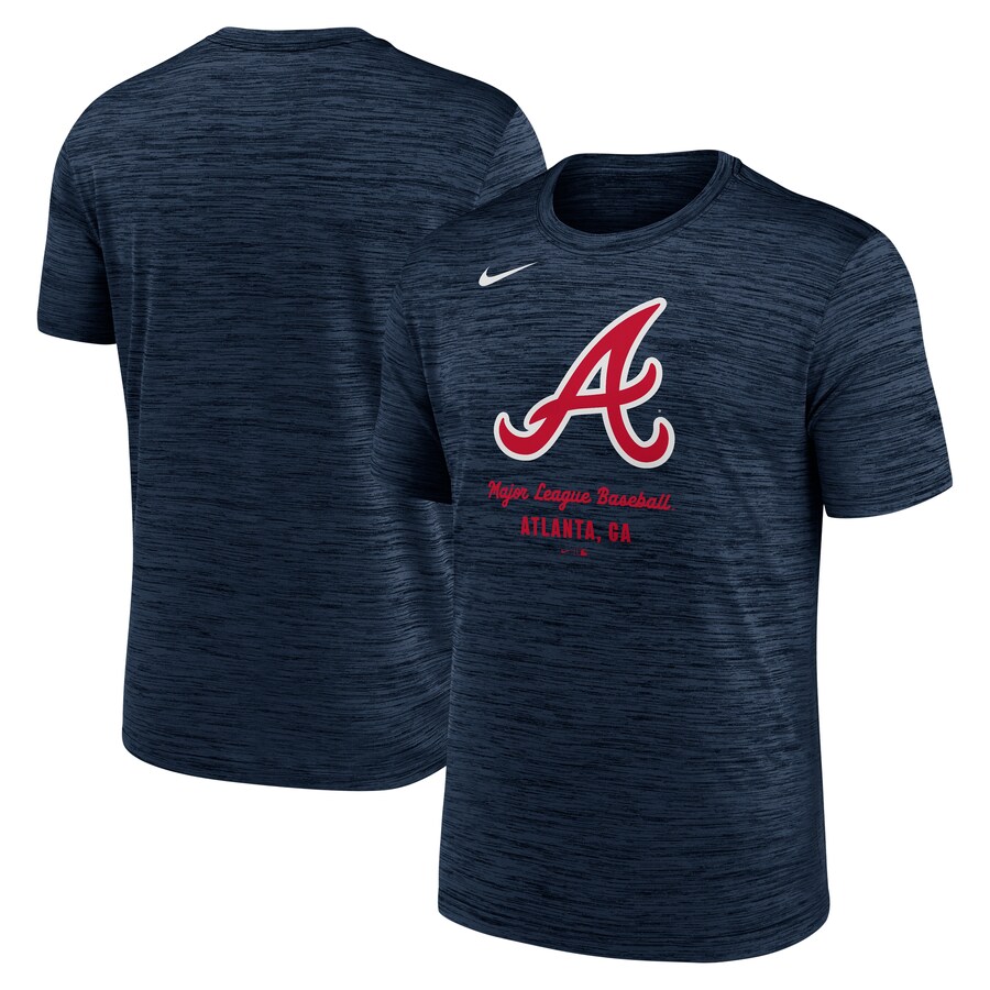 Men's Atlanta Braves Nike Navy Velocity Performance T-Shirt