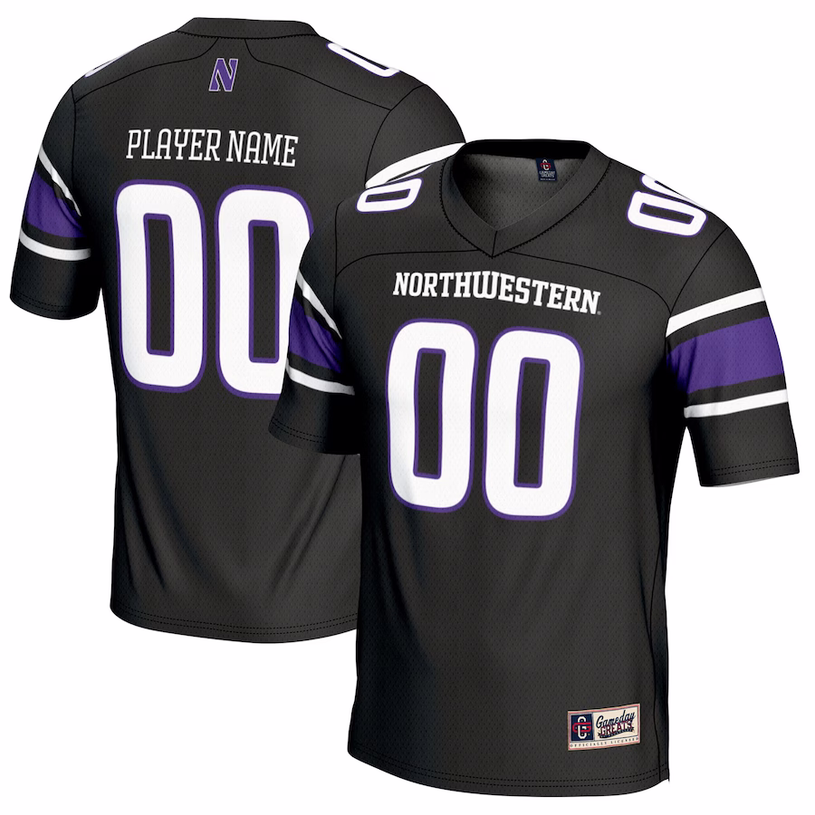 Northwestern Wildcats GameDay Greats Youth NIL Pick-A-Player Football Jersey - Black