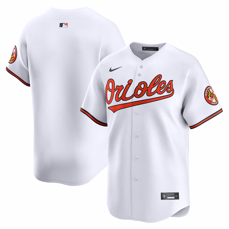 Men's Baltimore Orioles Nike White Home Limited Jersey