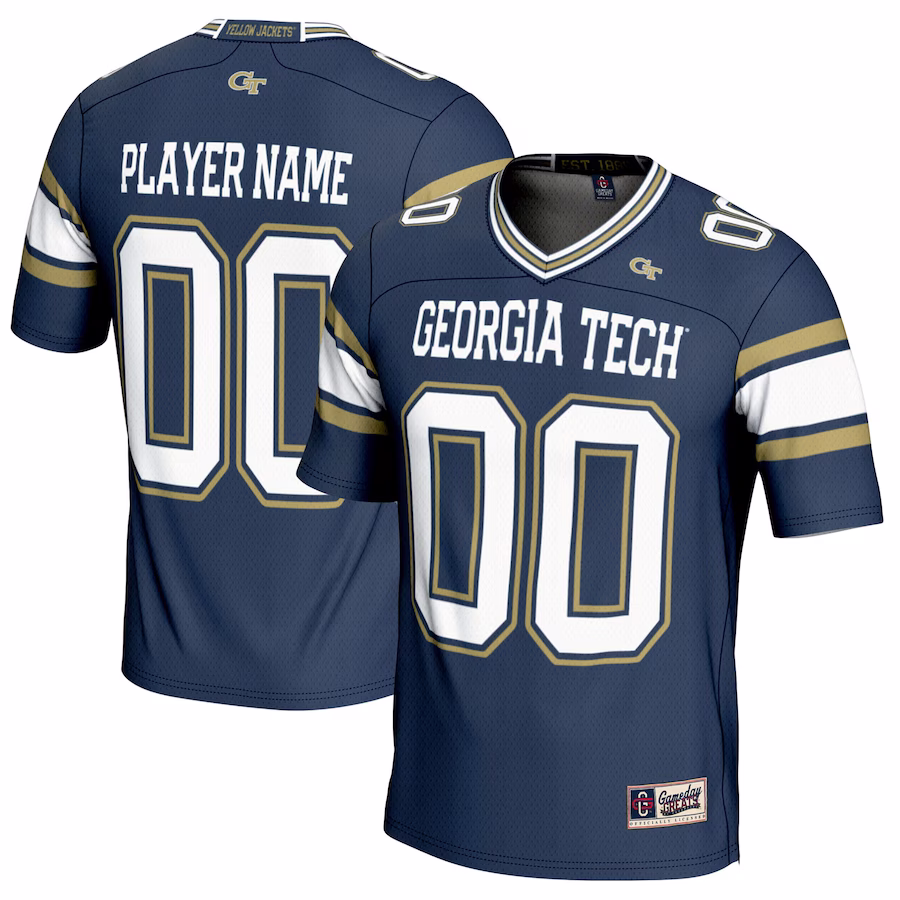 Georgia Tech Yellow Jackets GameDay Greats Youth NIL Pick-A-Player Football Jersey - Gold