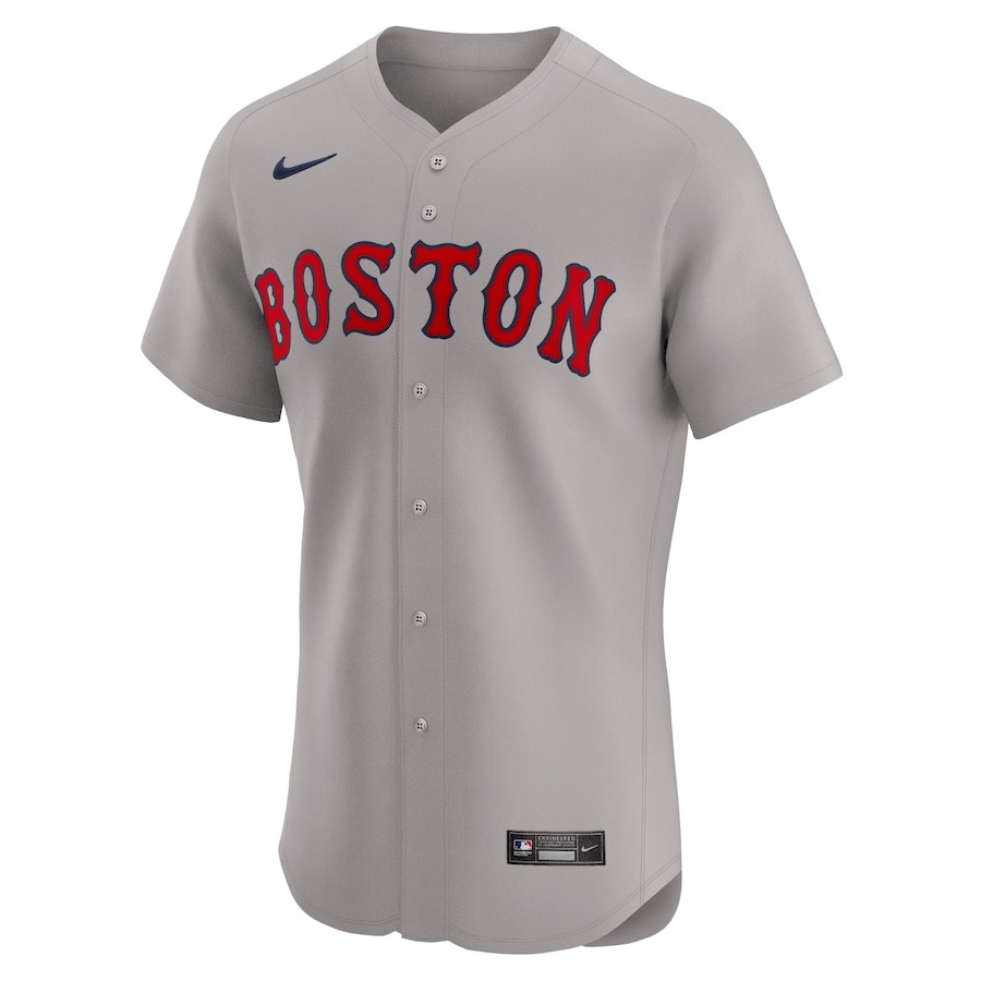 Men's Boston Red Sox Nike Gray Away Limited Custom Jersey
