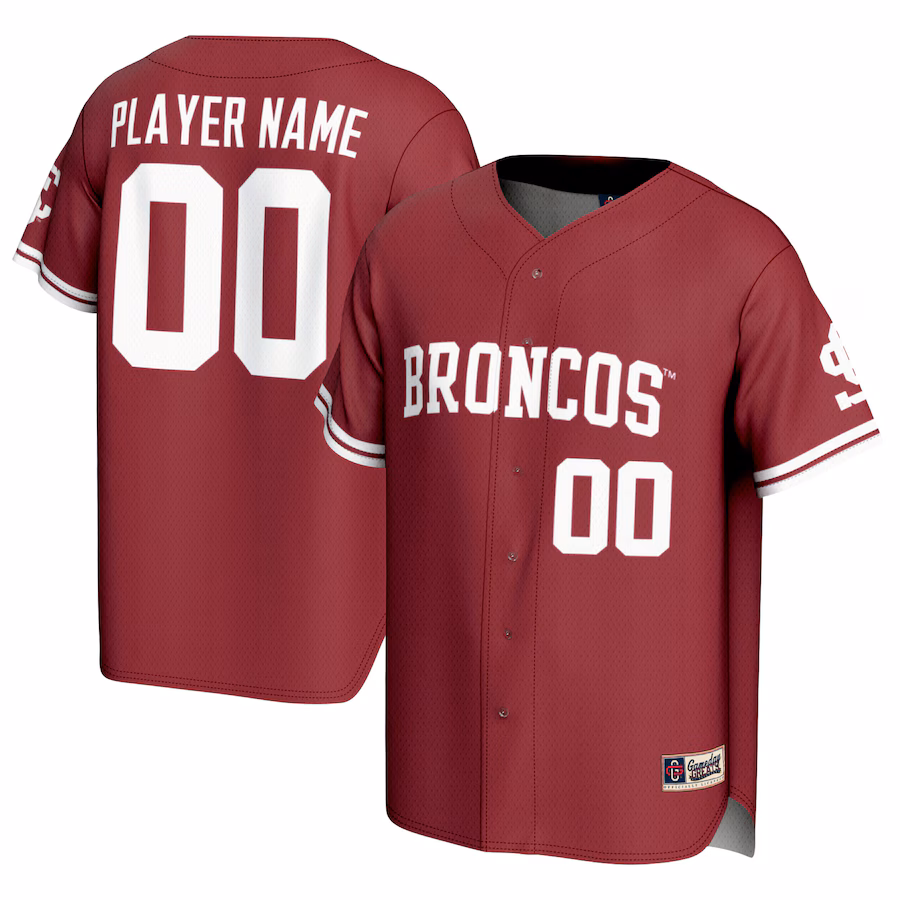 Santa Clara Broncos GameDay Greats Unisex NIL Pick-A-Player Softball Lightweight Jersey - Maroon
