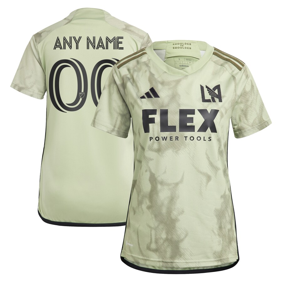 Women's LAFC adidas Green 2023 Smokescreen Replica Custom Jersey