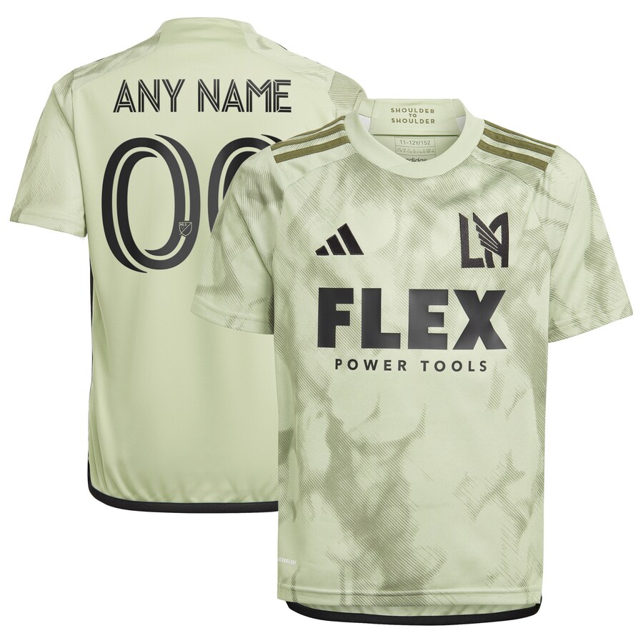 Youth LAFC adidas Green 2023 Smokescreen Replica Custom Jersey