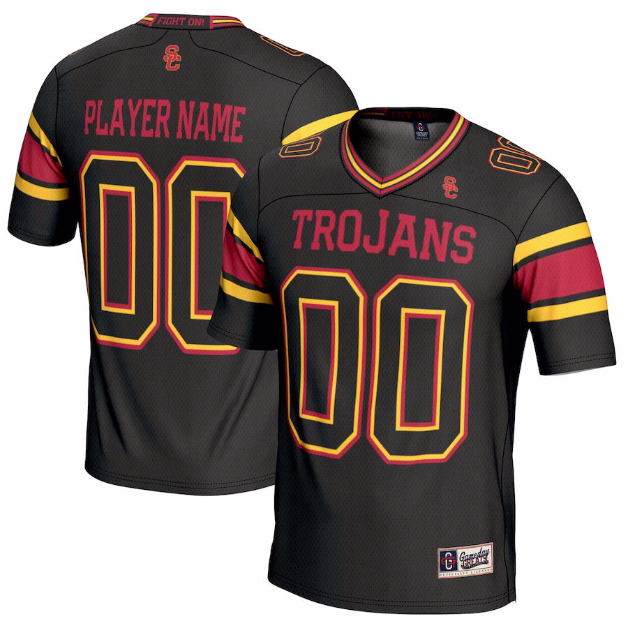 USC Trojans GameDay Greats Youth NIL Pick-A-Player Football Jersey - Black