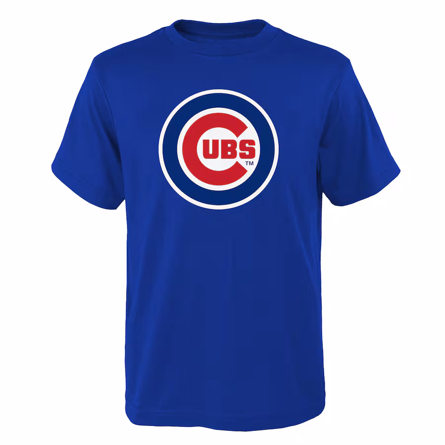 Youth Chicago Cubs Royal Logo Primary Team T-Shirt