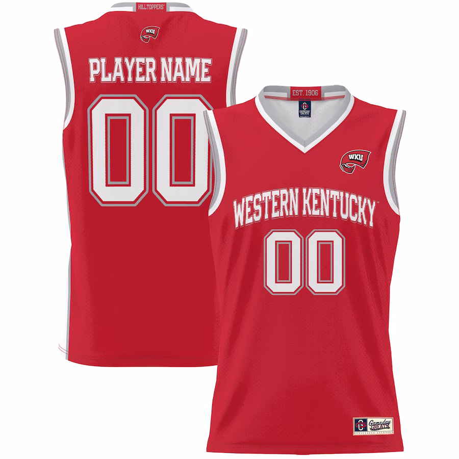 Western Kentucky Hilltoppers GameDay Greats Youth NIL Pick-A-Player Lightweight Basketball Jersey - Red