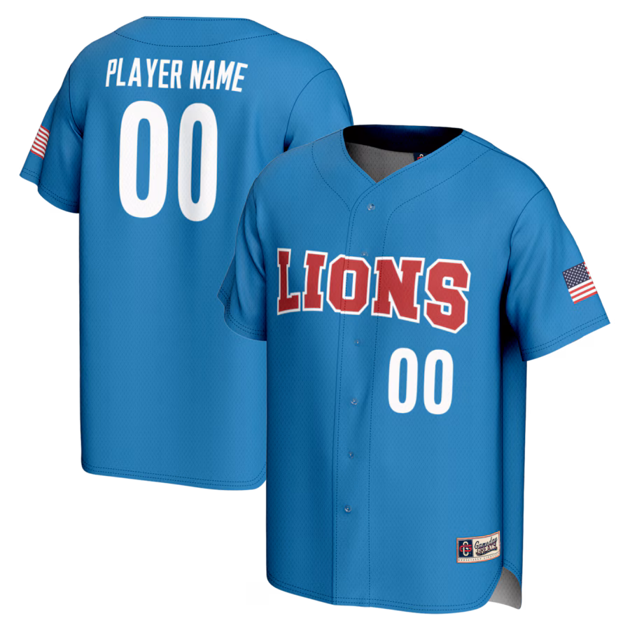 Loyola Marymount Lions GameDay Greats Youth NIL Pick-A-Player Lightweight Baseball Jersey - Blue
