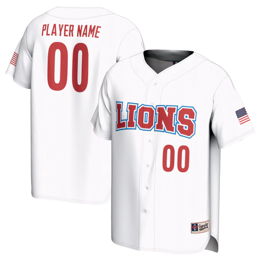 Loyola Marymount Lions GameDay Greats Youth NIL Pick-A-Player Lightweight Baseball Jersey - White