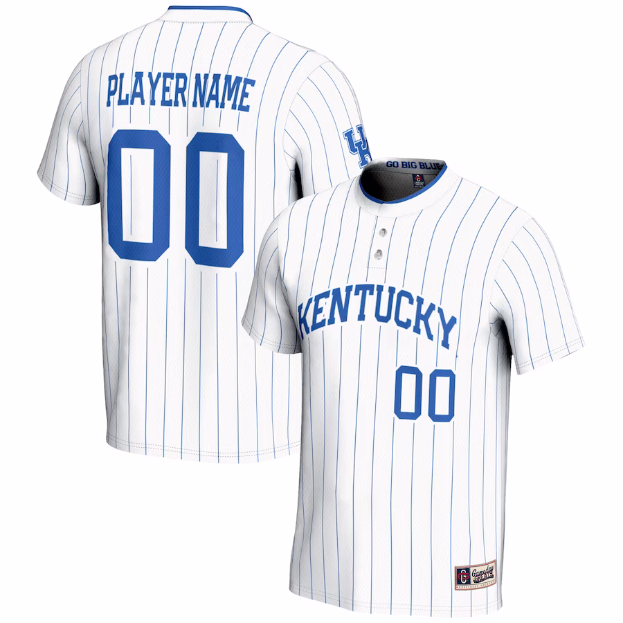 Kentucky Wildcats GameDay Greats Youth NIL Pick-A-Player Lightweight Softball Jersey - White