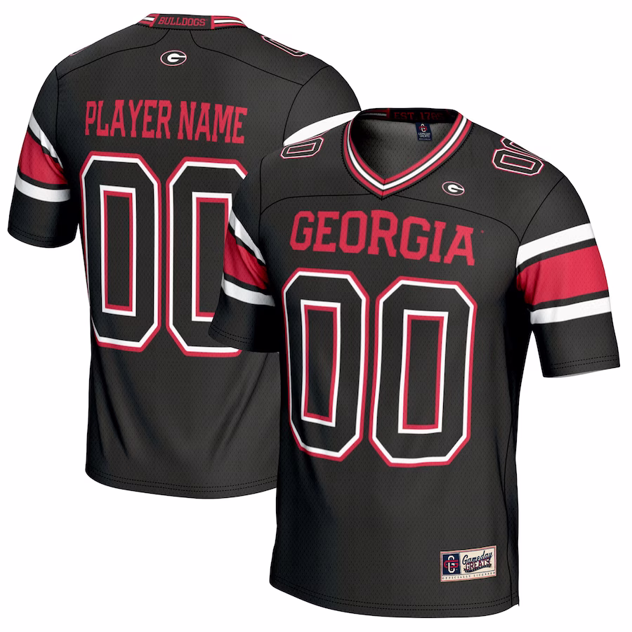 Georgia Bulldogs GameDay Greats NIL Pick-A-Player Football Jersey - Black