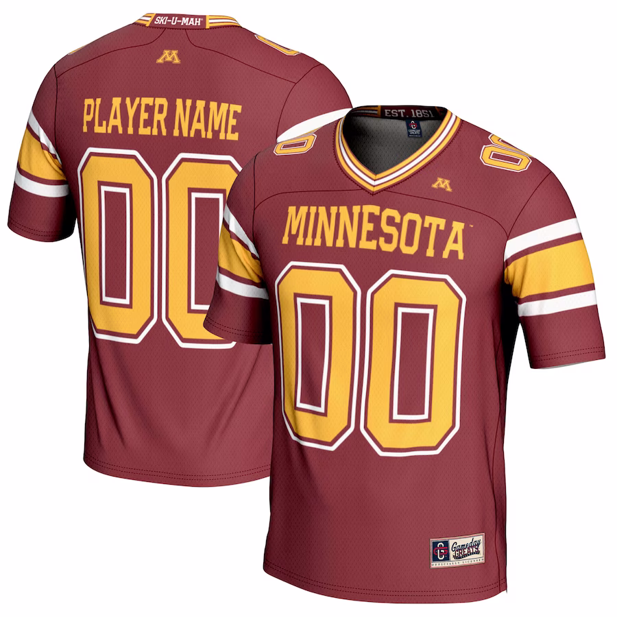 Minnesota Golden Gophers GameDay Greats NIL Pick-A-Player Football Jersey - Maroon