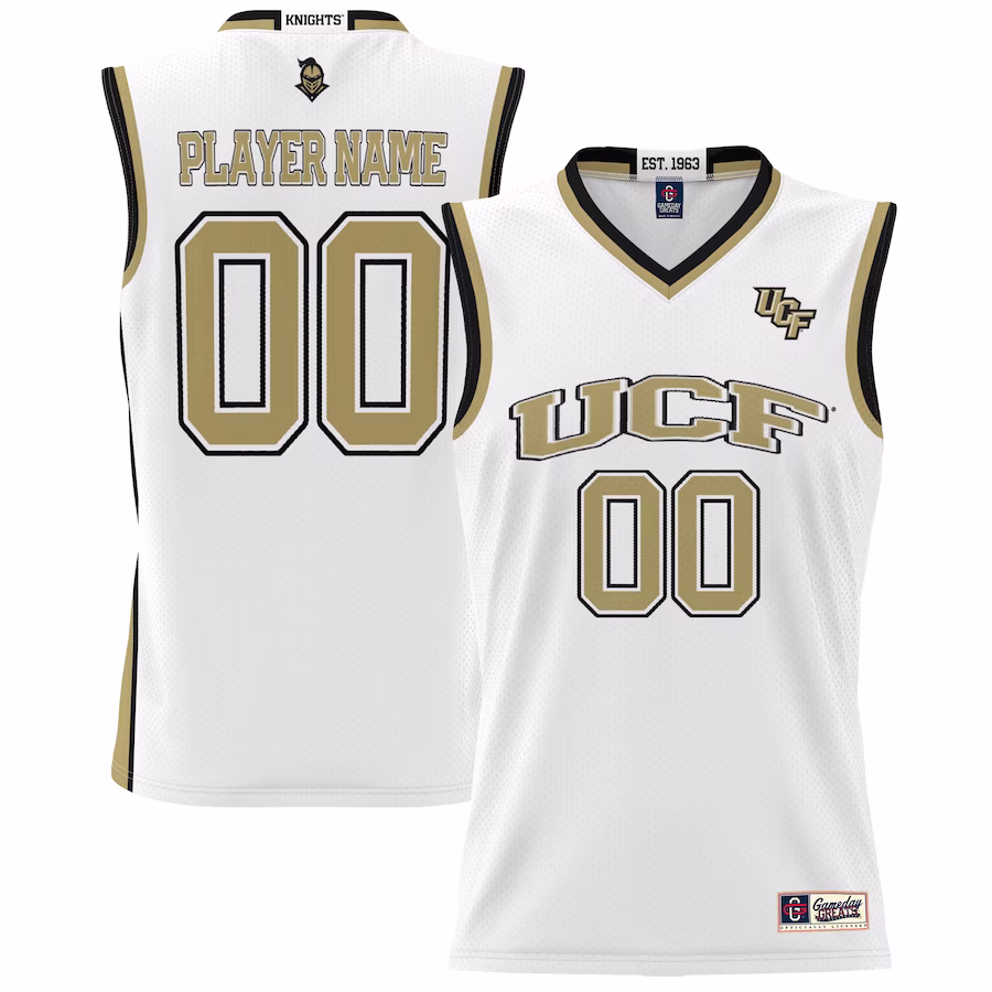 UCF Knights GameDay Greats Youth NIL Pick-A-Player Lightweight Women's Basketball Jersey - White
