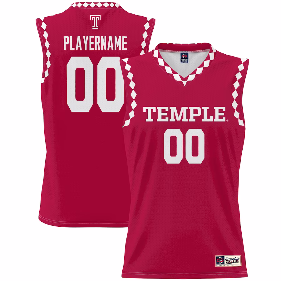 Temple Owls GameDay Greats Unisex NIL Pick-A-Player Lightweight Women's Basketball Jersey - Red