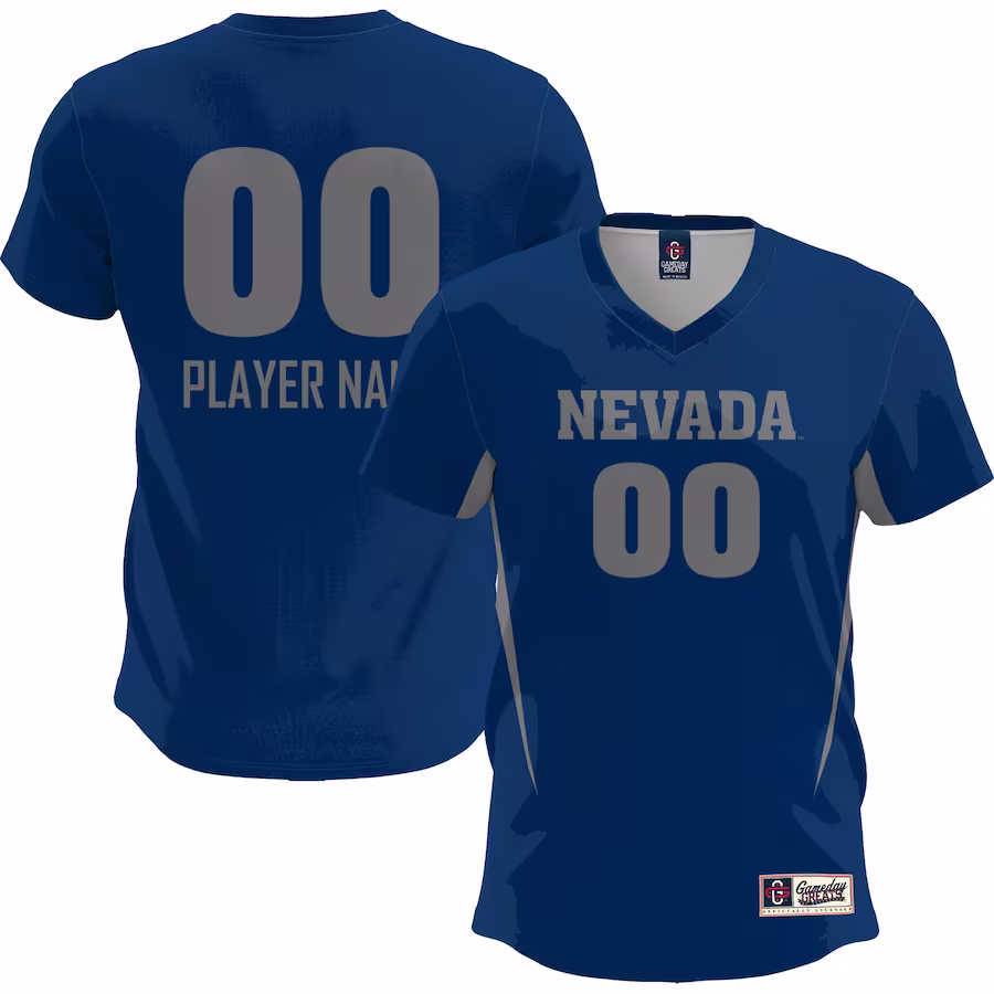 Nevada Wolf Pack GameDay Greats Youth Lightweight NIL Pick-A-Player Women's Soccer Jersey - Navy