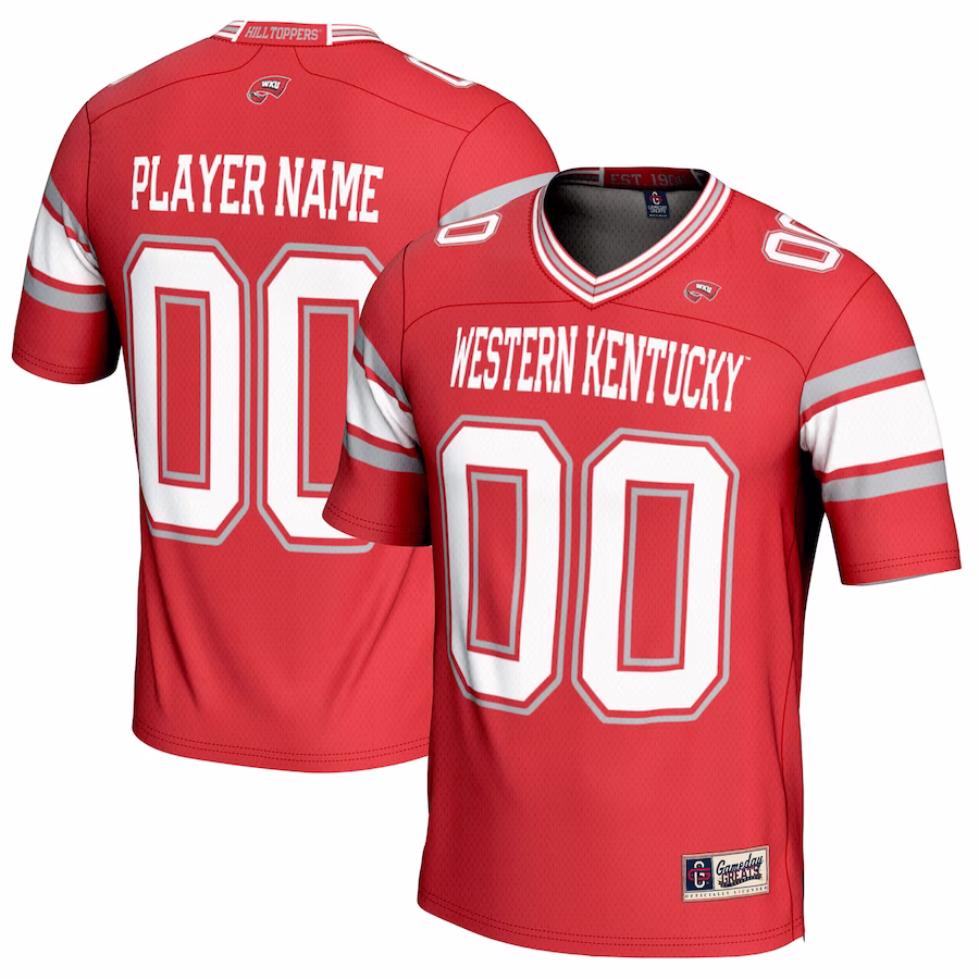 Western Kentucky Hilltoppers GameDay Greats Youth NIL Pick-A-Player Football Jersey - Red