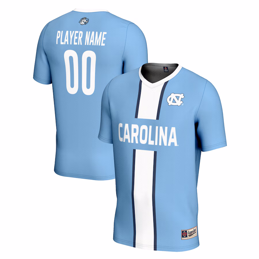 North Carolina Tar Heels GameDay Greats Unisex Pick-A-Player NIL Men's Soccer Jersey - Carolina Blue