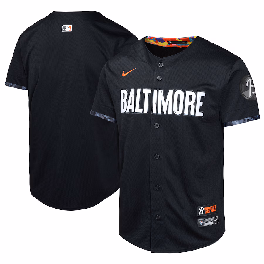 Youth Baltimore Orioles Nike Black City Connect Limited Jersey