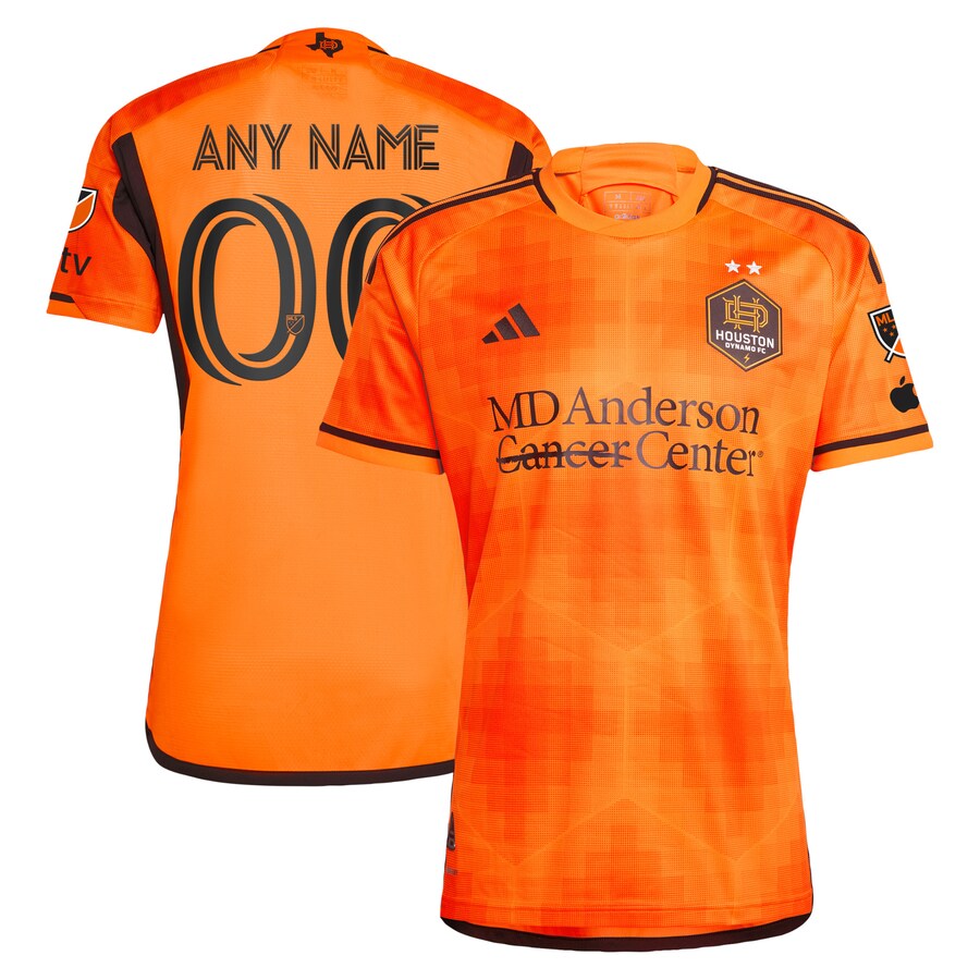 Men's Houston Dynamo FC adidas Orange 2023 El Sol Authentic Custom Jersey