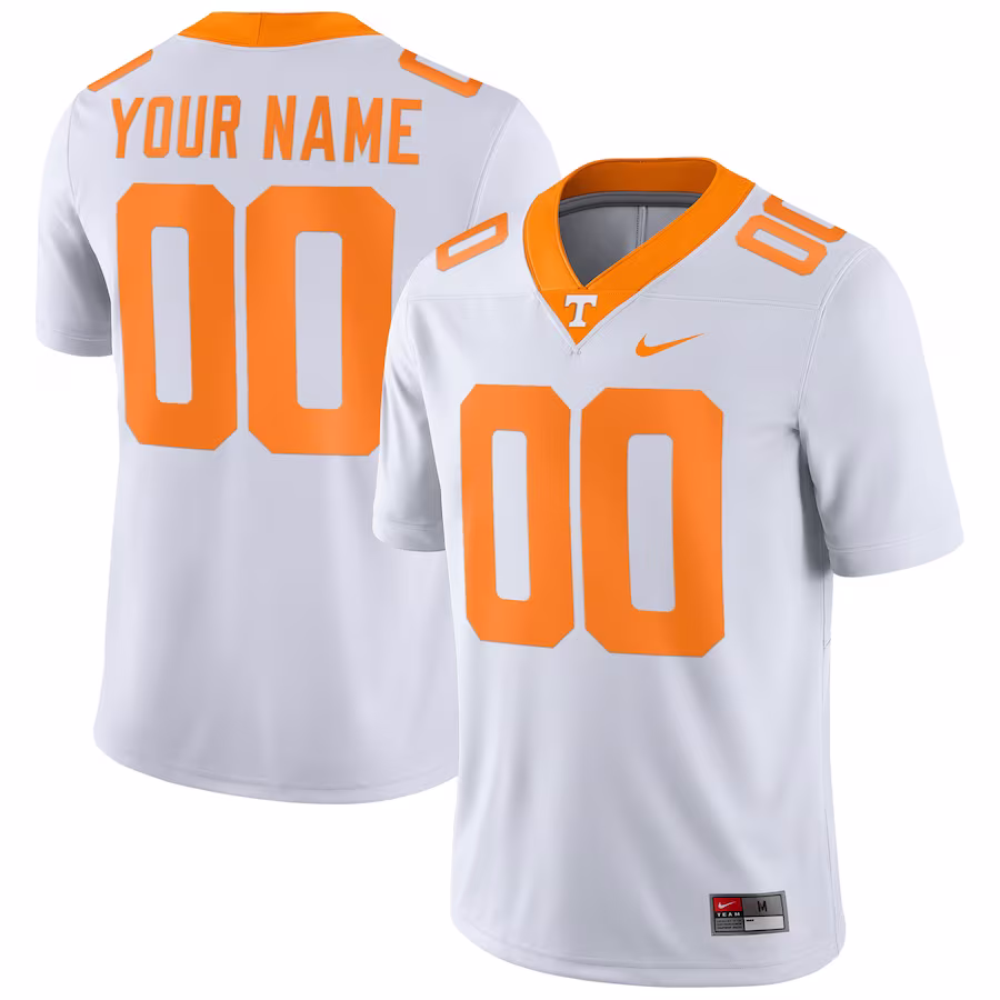Tennessee Volunteers Nike Football Custom Game Jersey - White