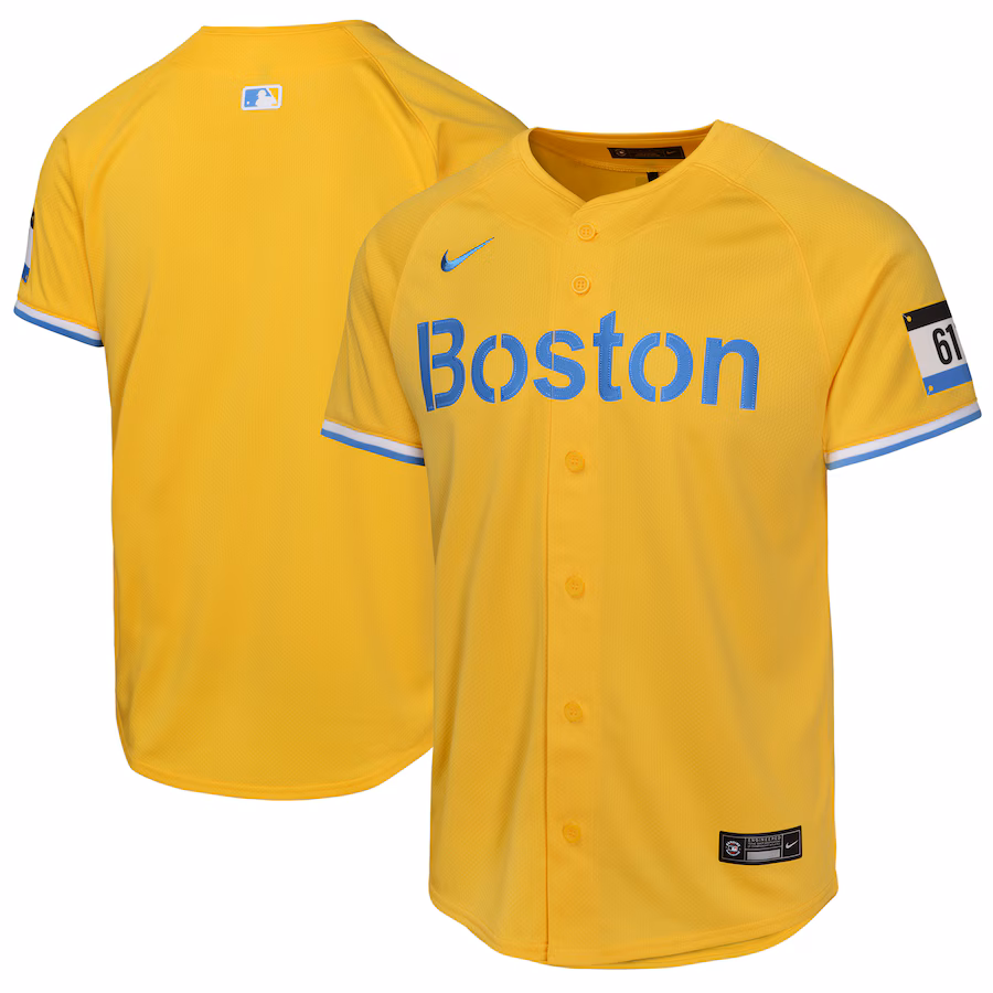 Youth Boston Red Sox Nike Gold City Connect Limited Jersey