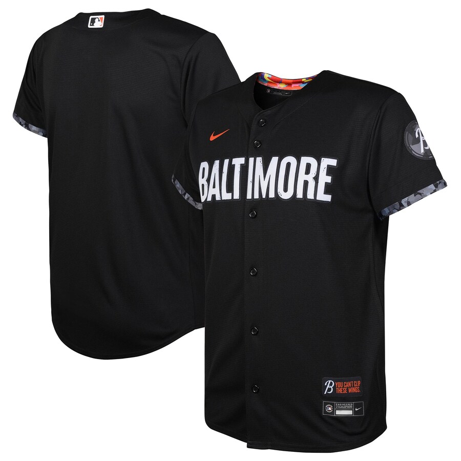 Youth Baltimore Orioles Nike Black City Connect Replica Jersey