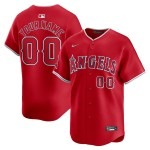 Men's Los Angeles Angels Nike Red Alternate Limited Custom Jersey