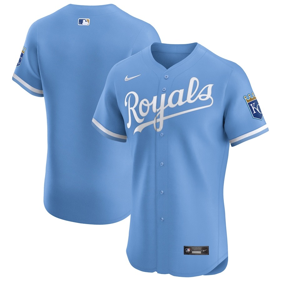 Men's Kansas City Royals  Nike Light Blue  Alternate Limited Custom Jersey